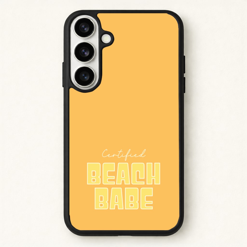 Certified Beach Babe Phone Case for Galaxy S26 Plus