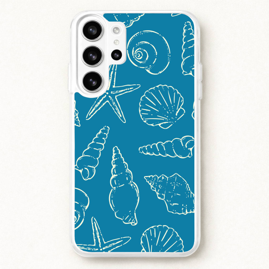 Sketched Shells Pattern Phone Case for Galaxy S26 Ultra