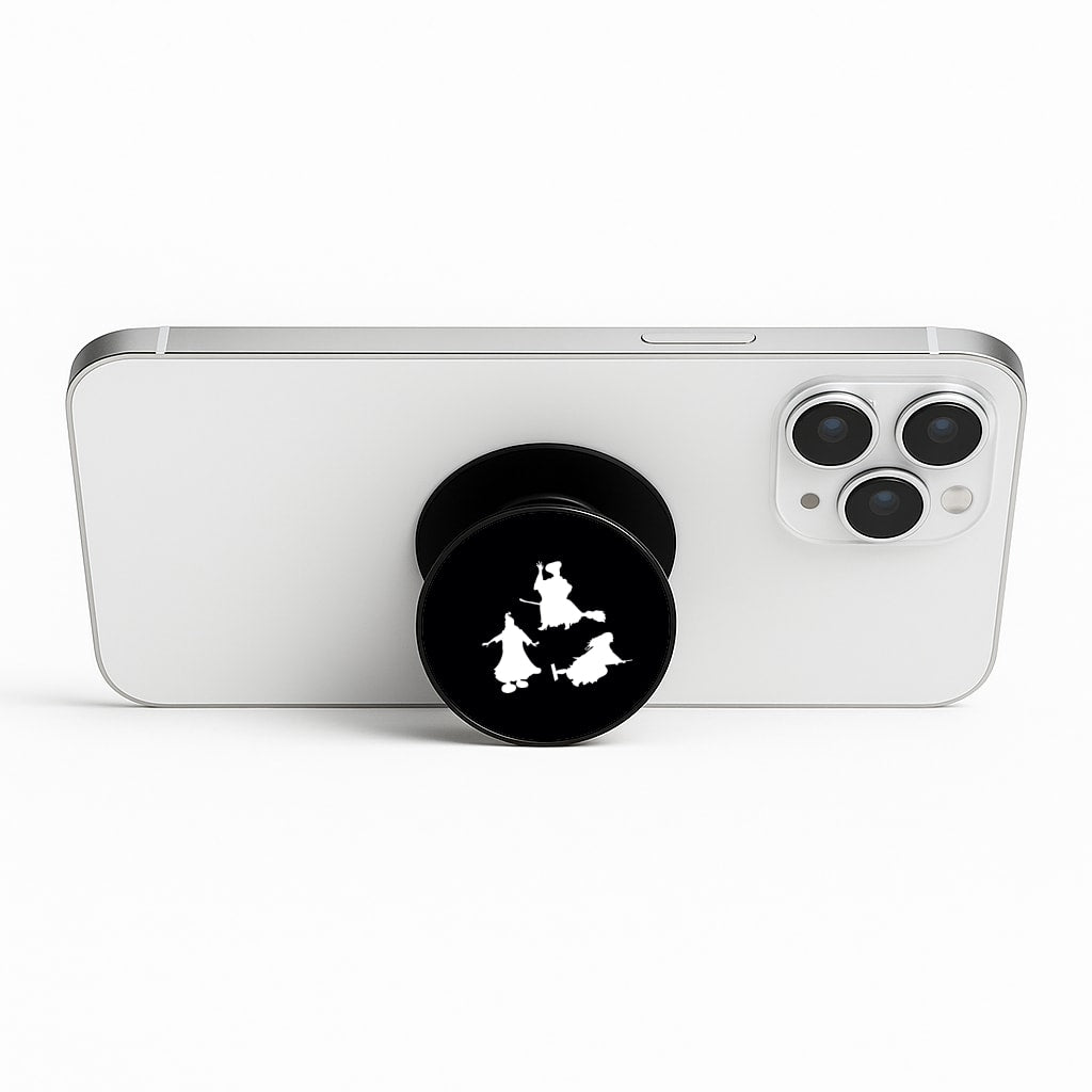 Witches Outline - Hocus Halloween Phone Stand