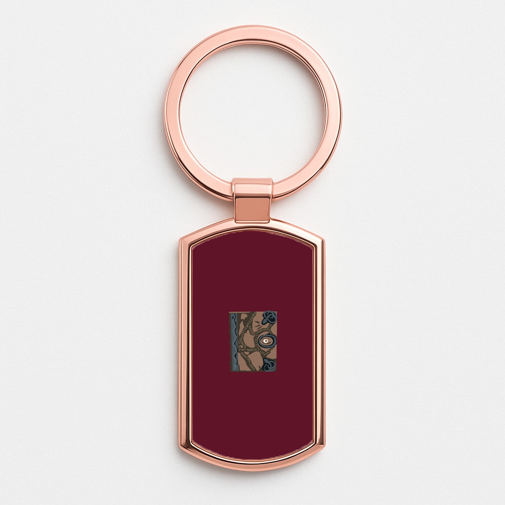 Manual Of Witchcraft - Hocus Pocus Rose Gold Keyring