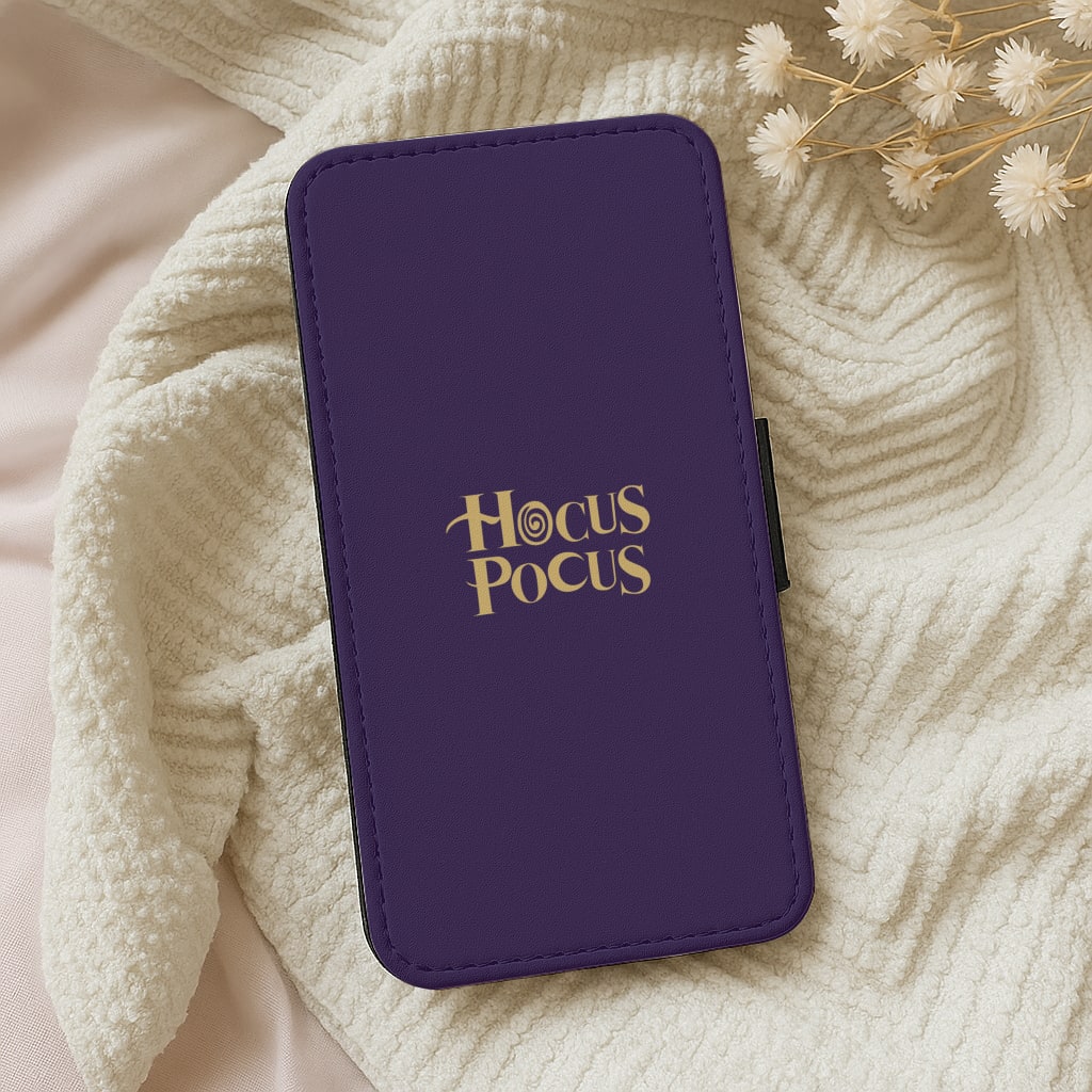 Text - Hocus Halloween Wallet Phone Case