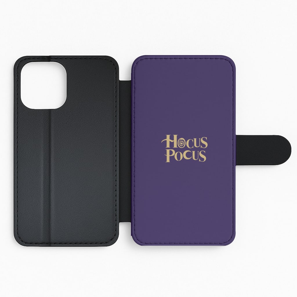 Text - Hocus Halloween Flip Phone Case