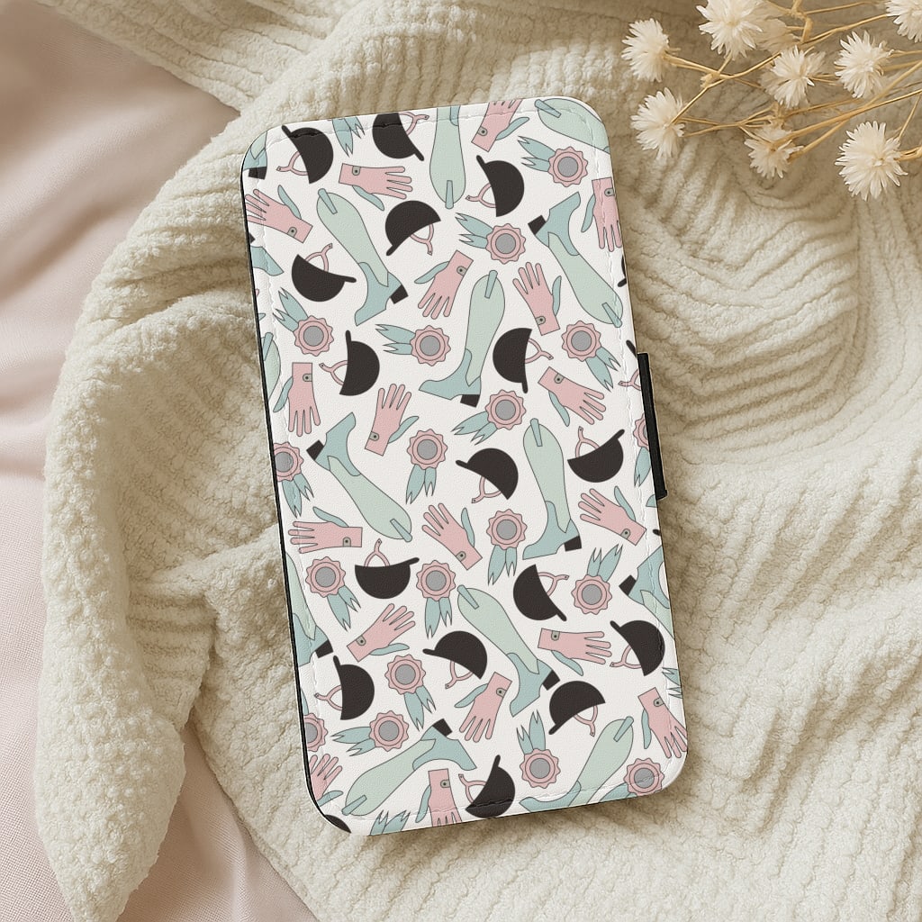 Clothing Patterns - Horses Wallet Phone Case