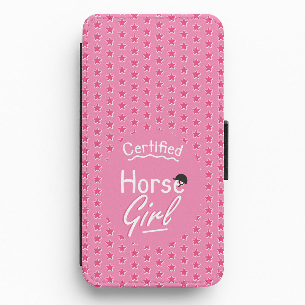 Certified Horse Girl - Horses Flip / Wallet Phone Case