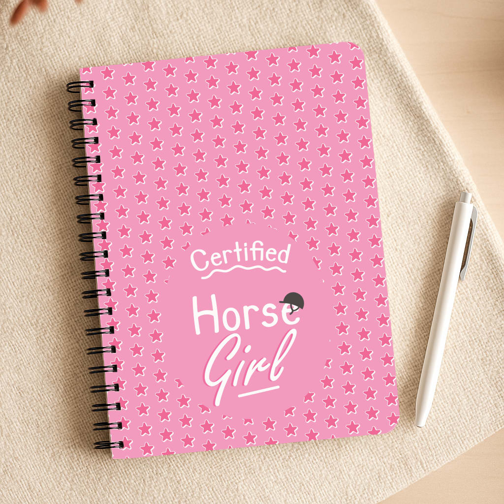 Certified Horse Girl - Horses Notepad
