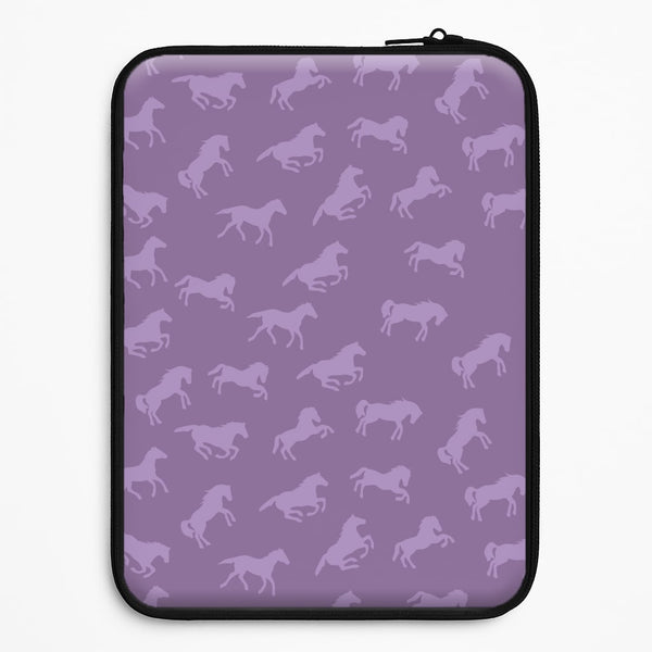 Purple Horse Pattern - Horses Universal Laptop Sleeve