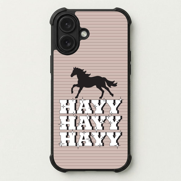 Hayy Hayy Hayy - Horses Phone Case — Bumper case