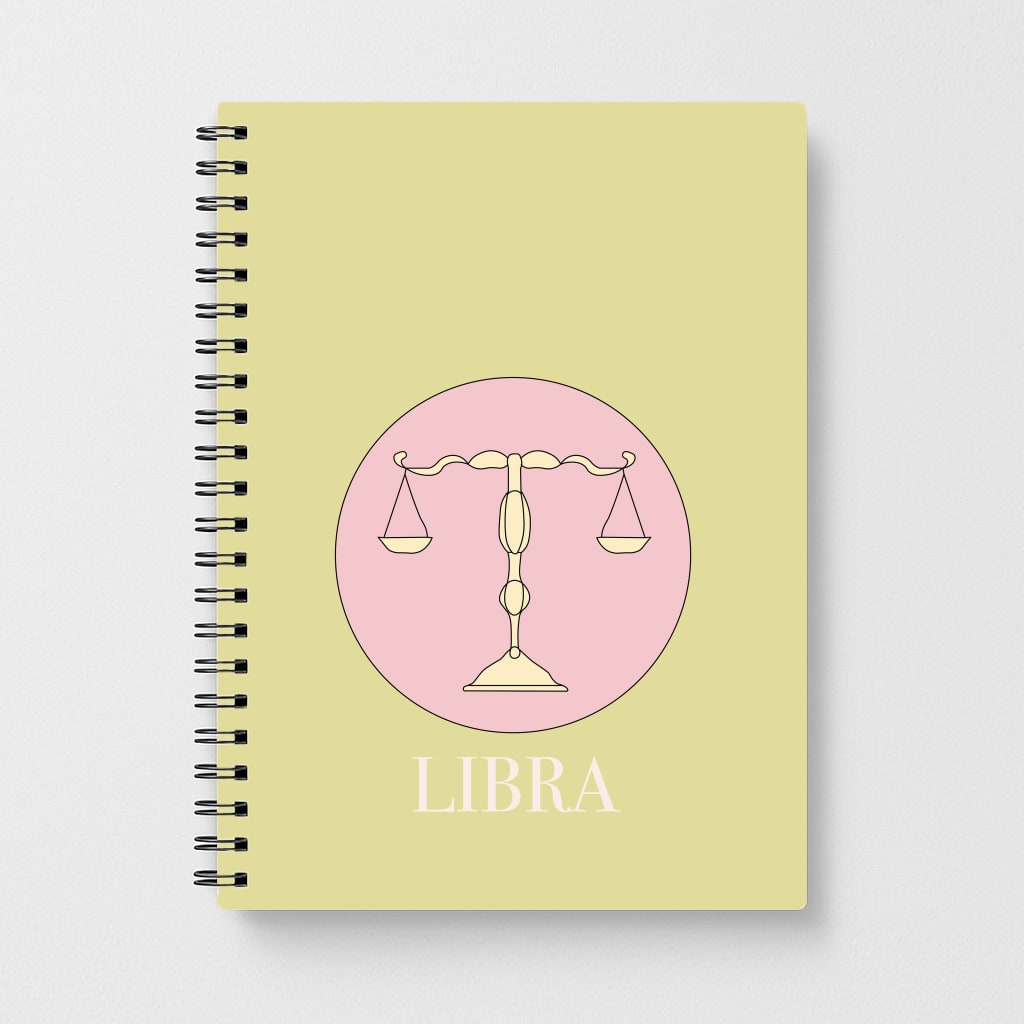 Libra - Tarot Cards Notebook