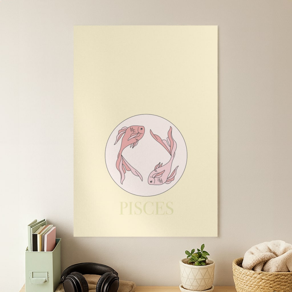 Pisces - Tarot Cards Poster