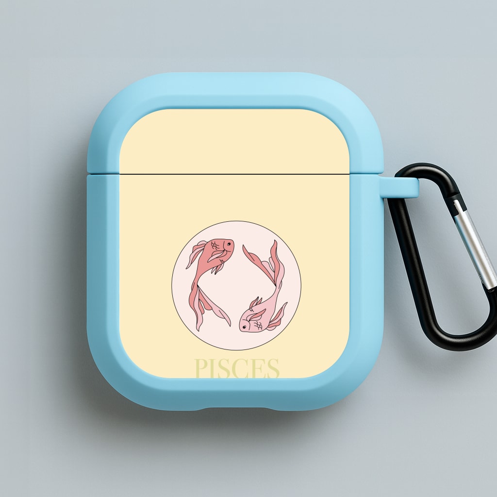 Pisces - Tarot Cards Blue AirPods Case