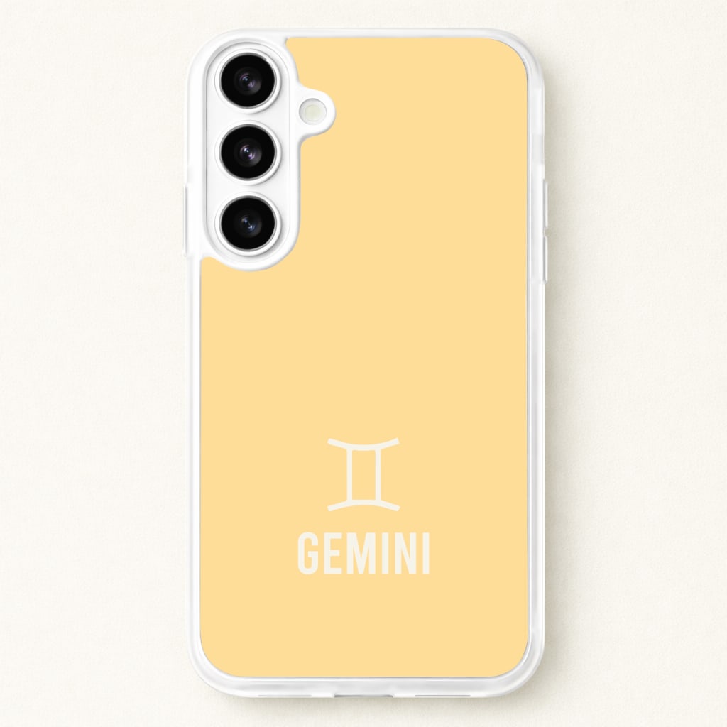Gemini Pastel Zodiac Phone Case for Galaxy S26 Plus