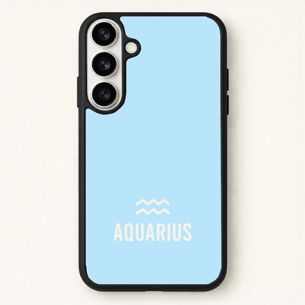 Aquarius Pastel Zodiac Phone Case for Galaxy S26 Plus