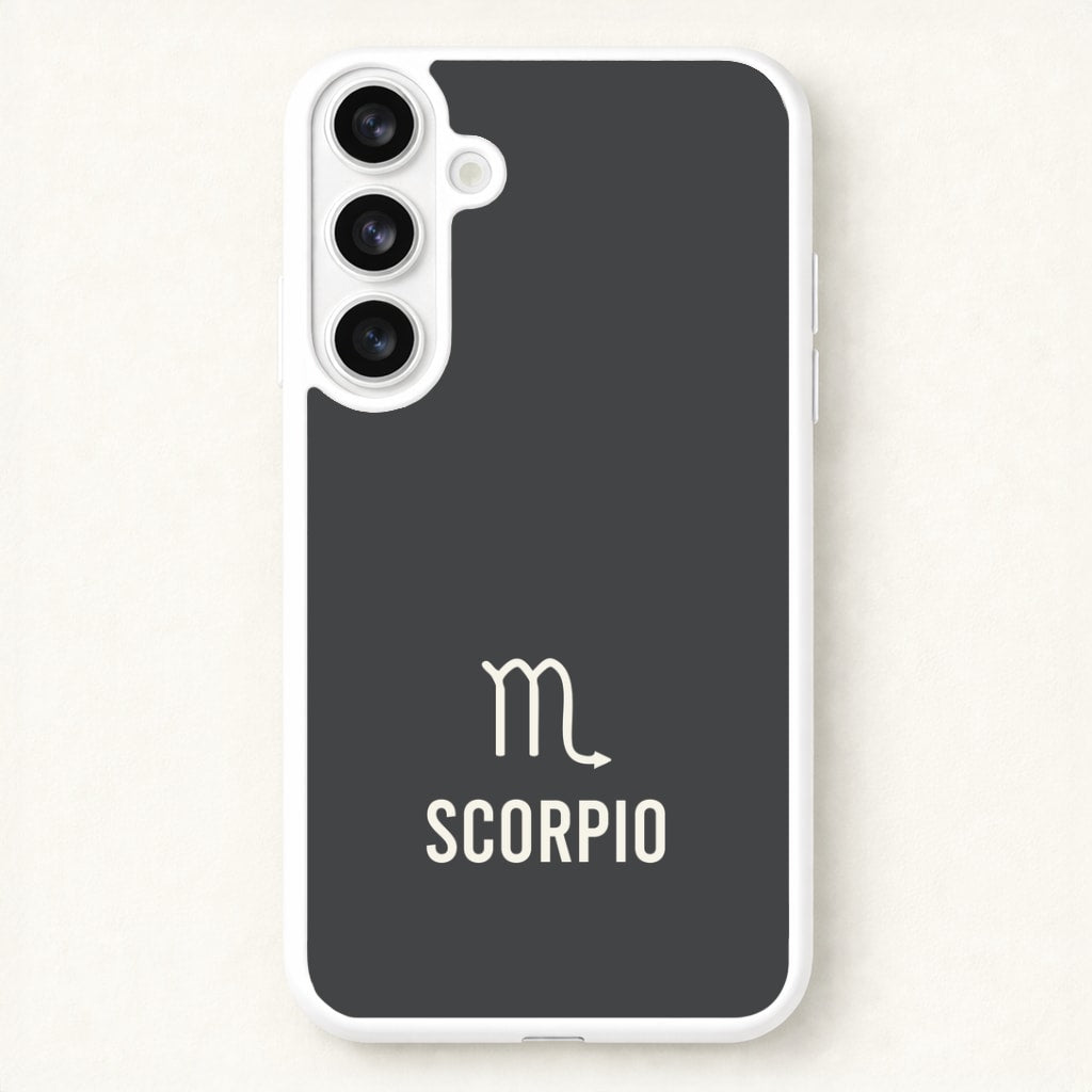 Scorpio Pastel Zodiac Phone Case for Galaxy S26 Plus