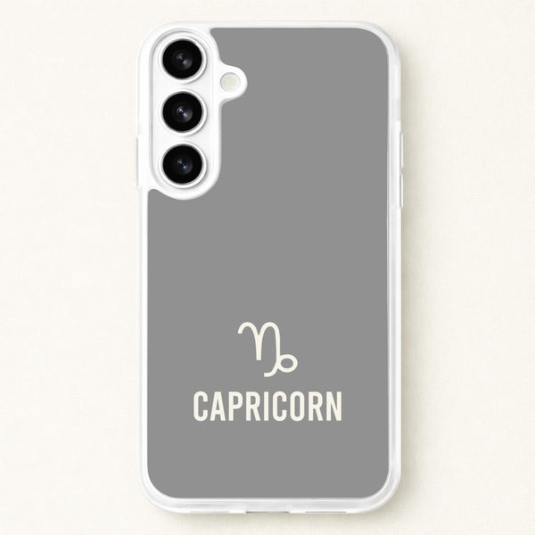 Capricorn Pastel Zodiac Phone Case for Galaxy S26