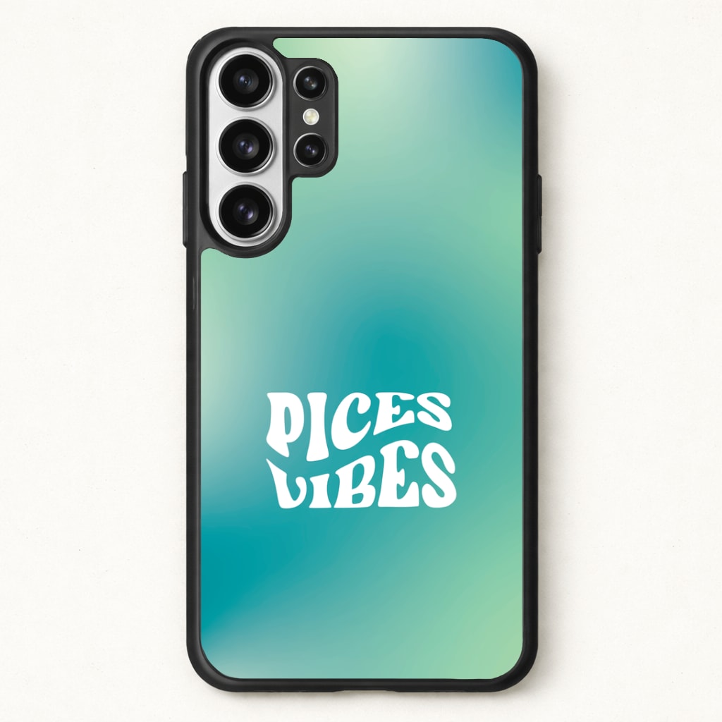 Pices Vibes Gradient Zodiac Phone Case for Galaxy S26 Ultra