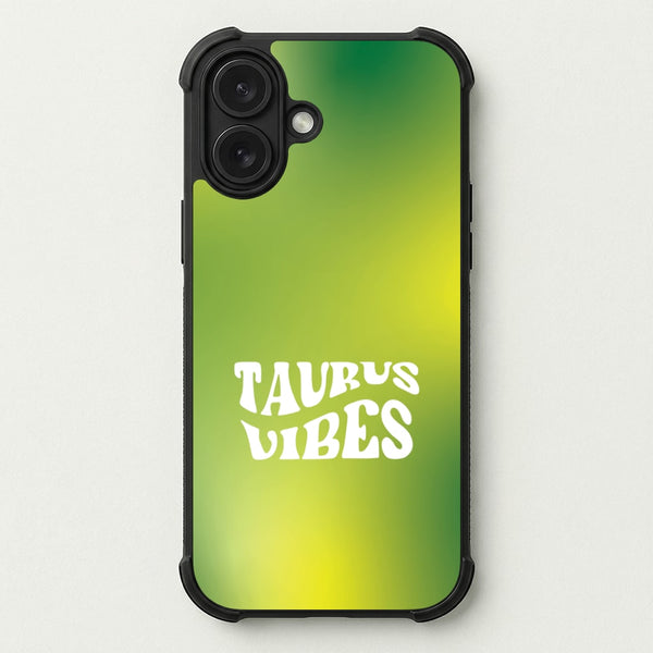 Taurus Vibes Gradient Zodiac Phone Case — Bumper case