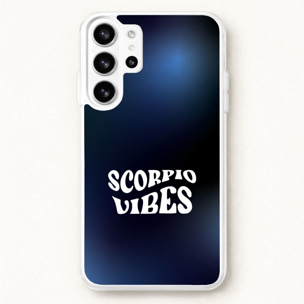 Scorpio Vibes Gradient Zodiac Phone Case for Galaxy S26 Ultra