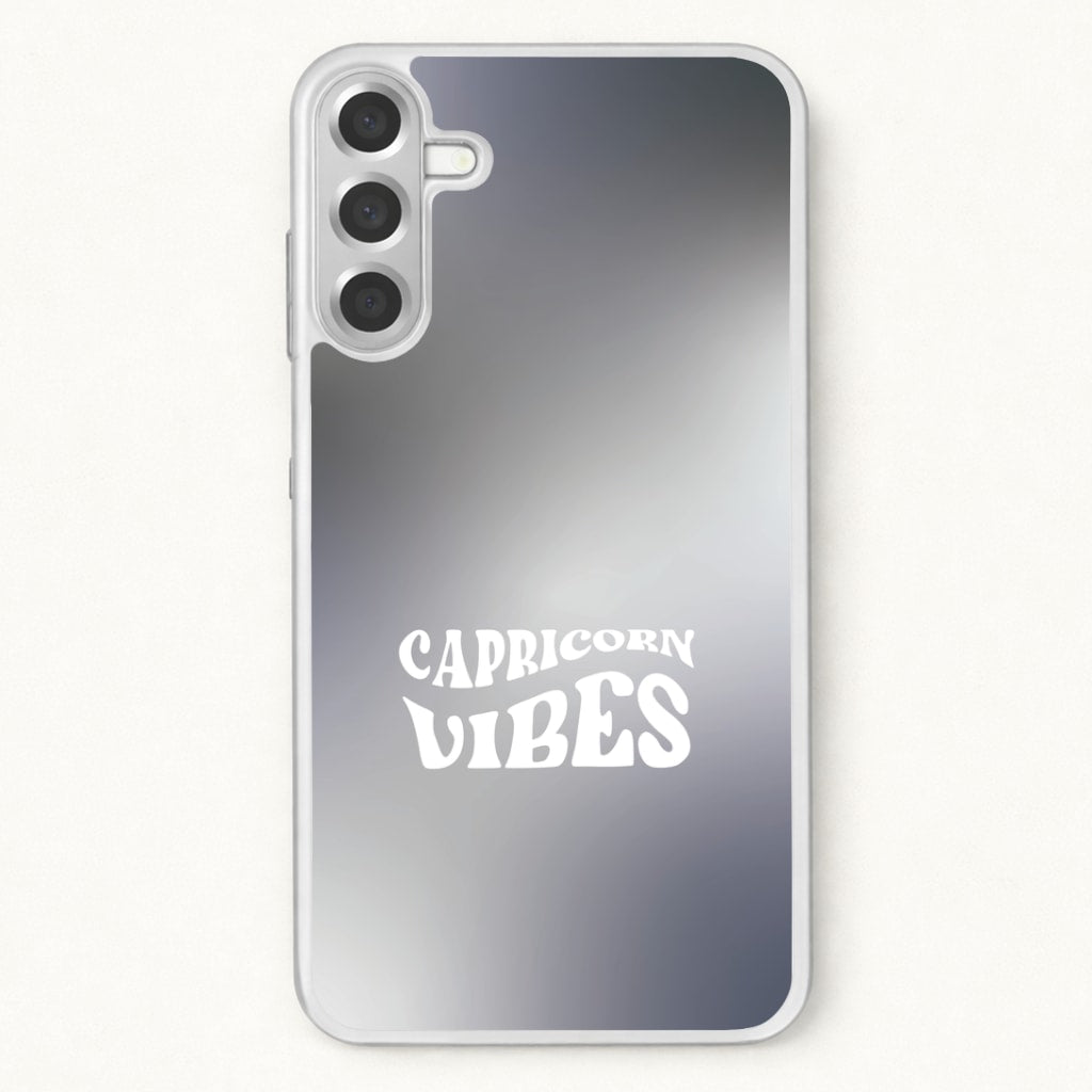 Capricorn Vibes Gradient Zodiac Phone Case for Galaxy A37