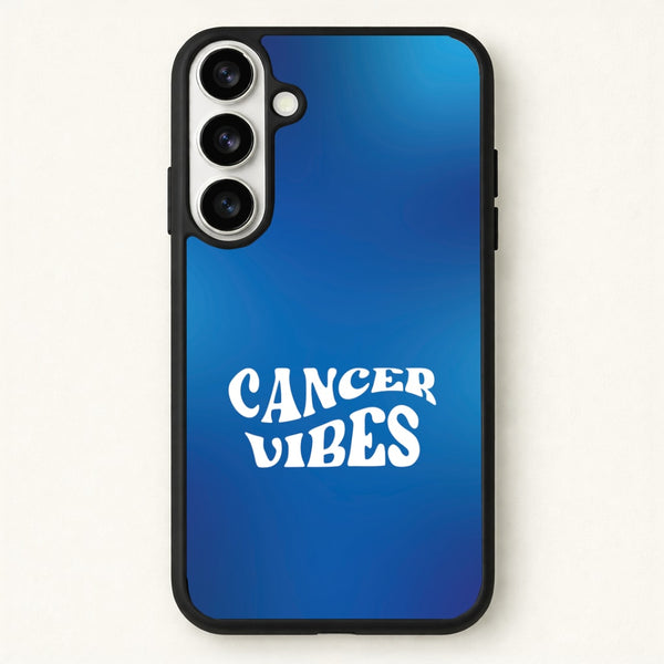 Cancer Vibes Gradient Zodiac Phone Case for Galaxy S26 Plus