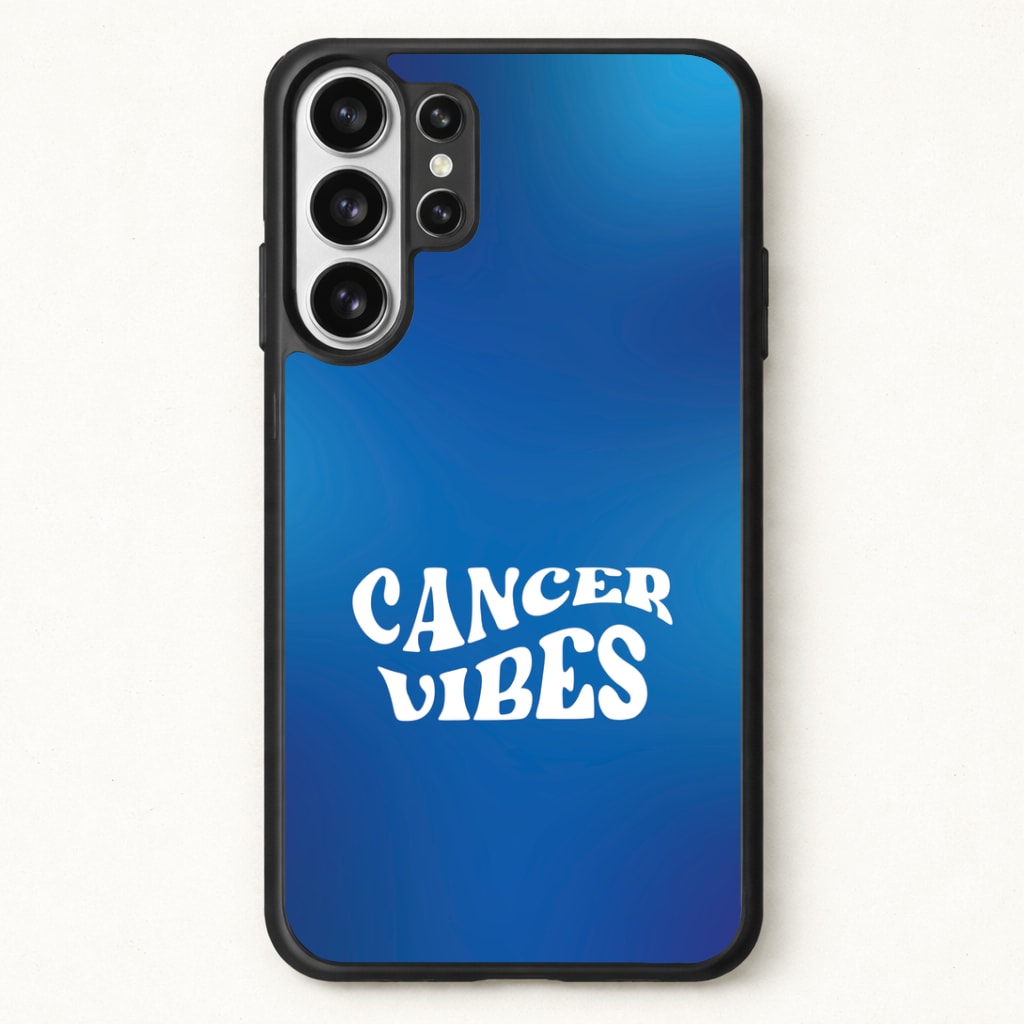 Cancer Vibes Gradient Zodiac Phone Case for Galaxy S26 Ultra