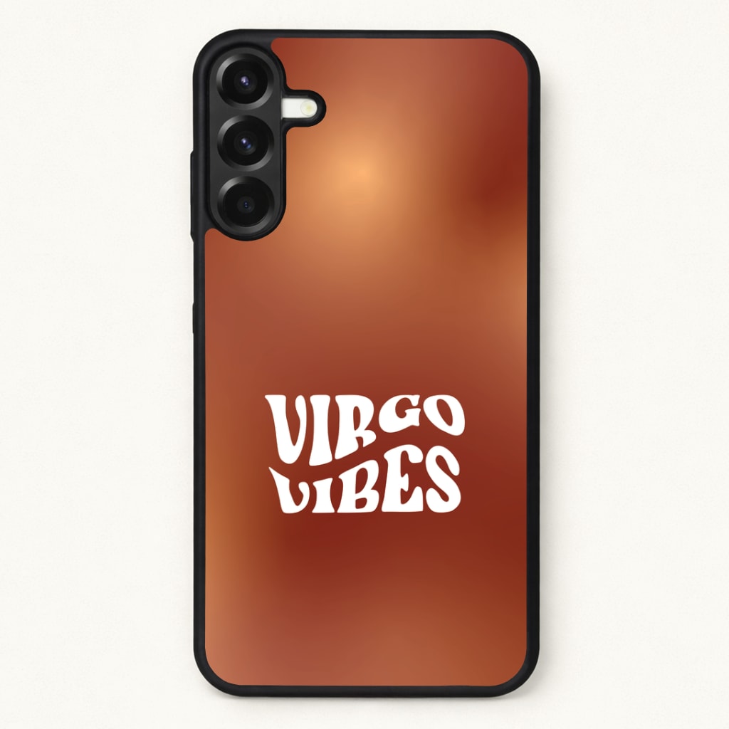 Virgo Vibes Gradient Zodiac Phone Case for Galaxy A57