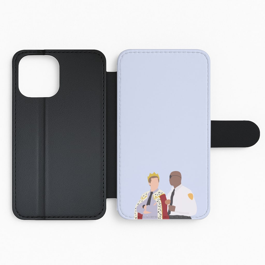 Jake and Holt B99 - Halloween Specials Flip Phone Case