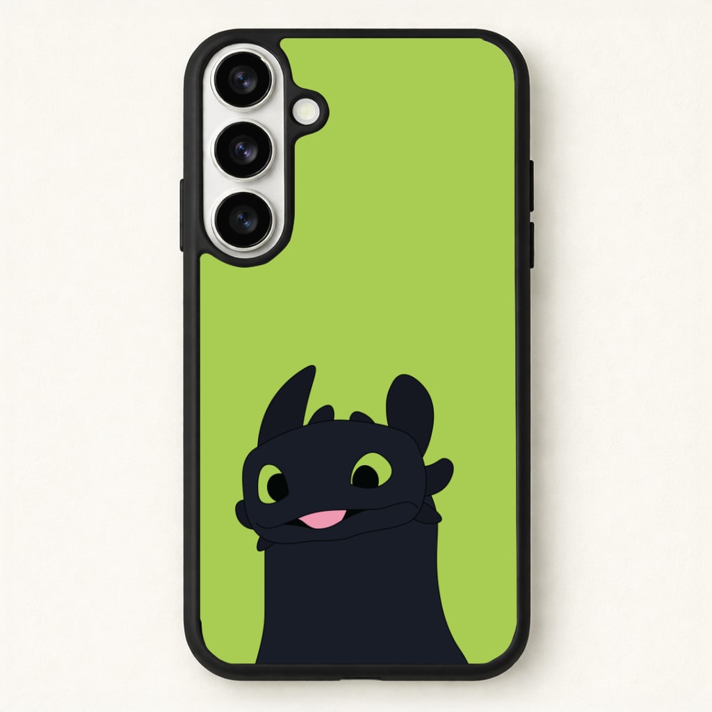 Black Fury Dragon Phone Case for Galaxy S26