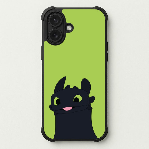 Black Fury Dragon Phone Case — Bumper case