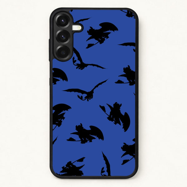 Dragon Silhouettes Pattern Phone Case for Galaxy A37