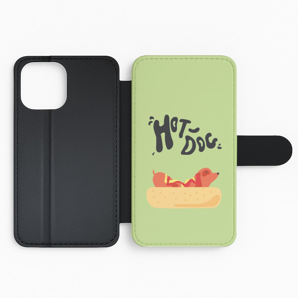 Hot Dog - Dachshunds Flip Phone Case
