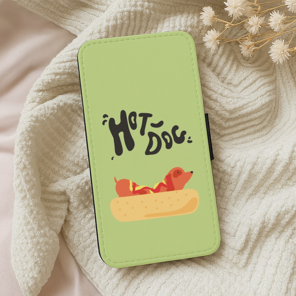 Hot Dog - Dachshunds Wallet Phone Case