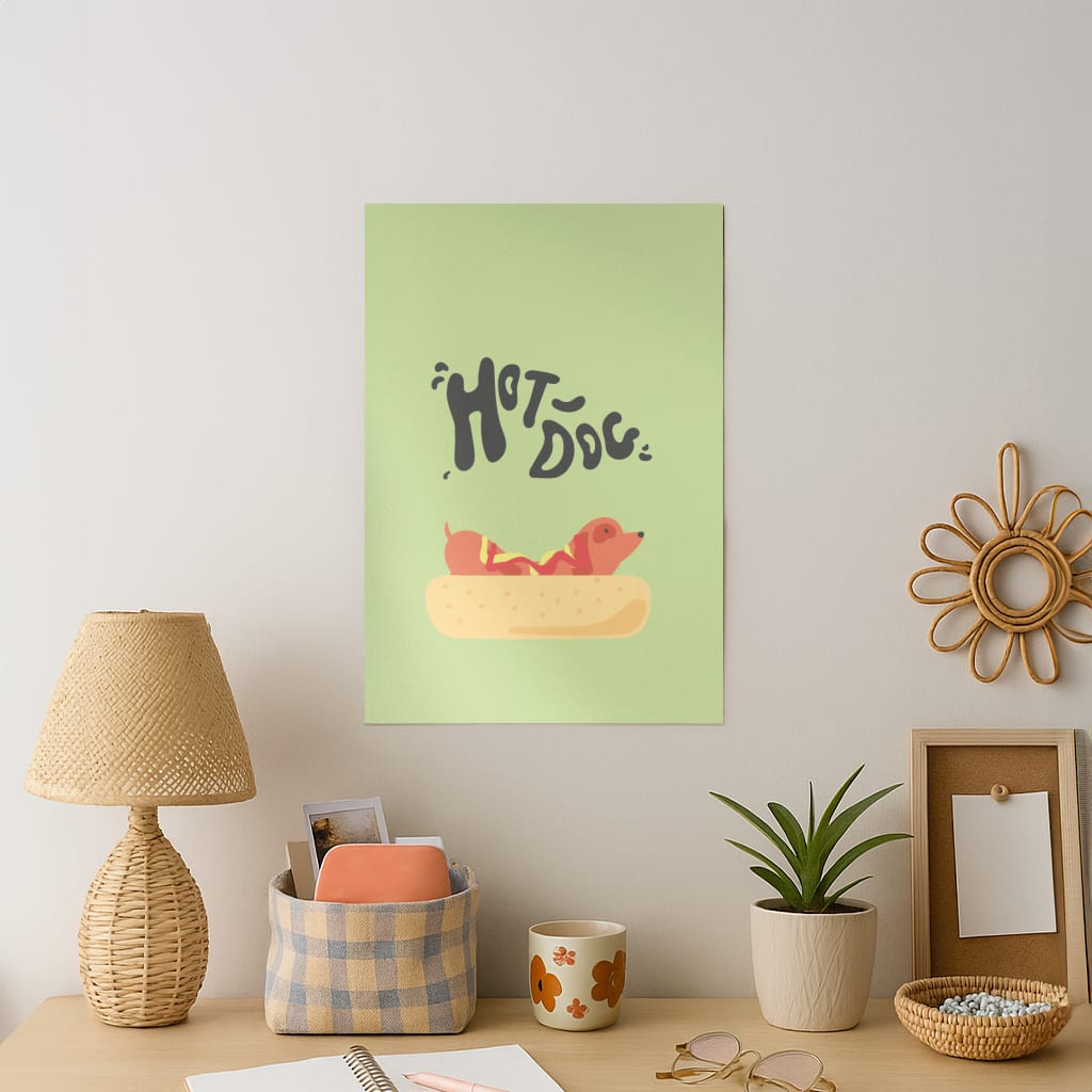 Hot Dog - Dachshunds Art Print