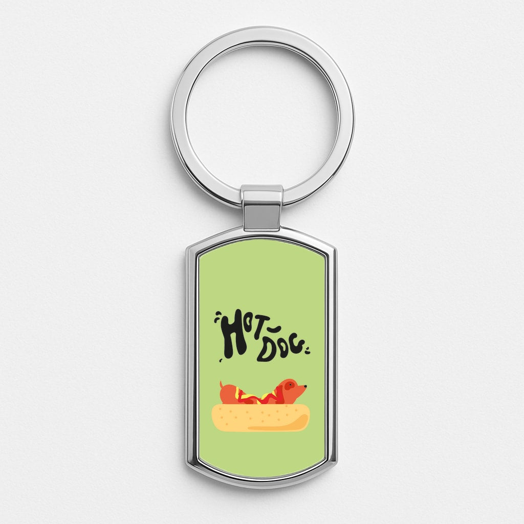Hot Dog - Dachshunds Luxury Keyring
