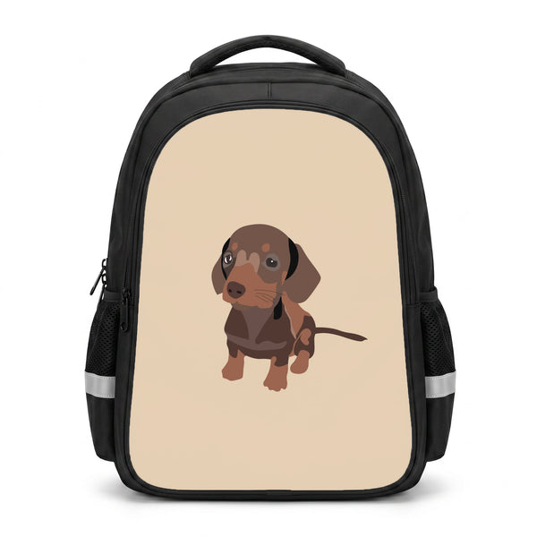 Brown - Dachshunds Backpack