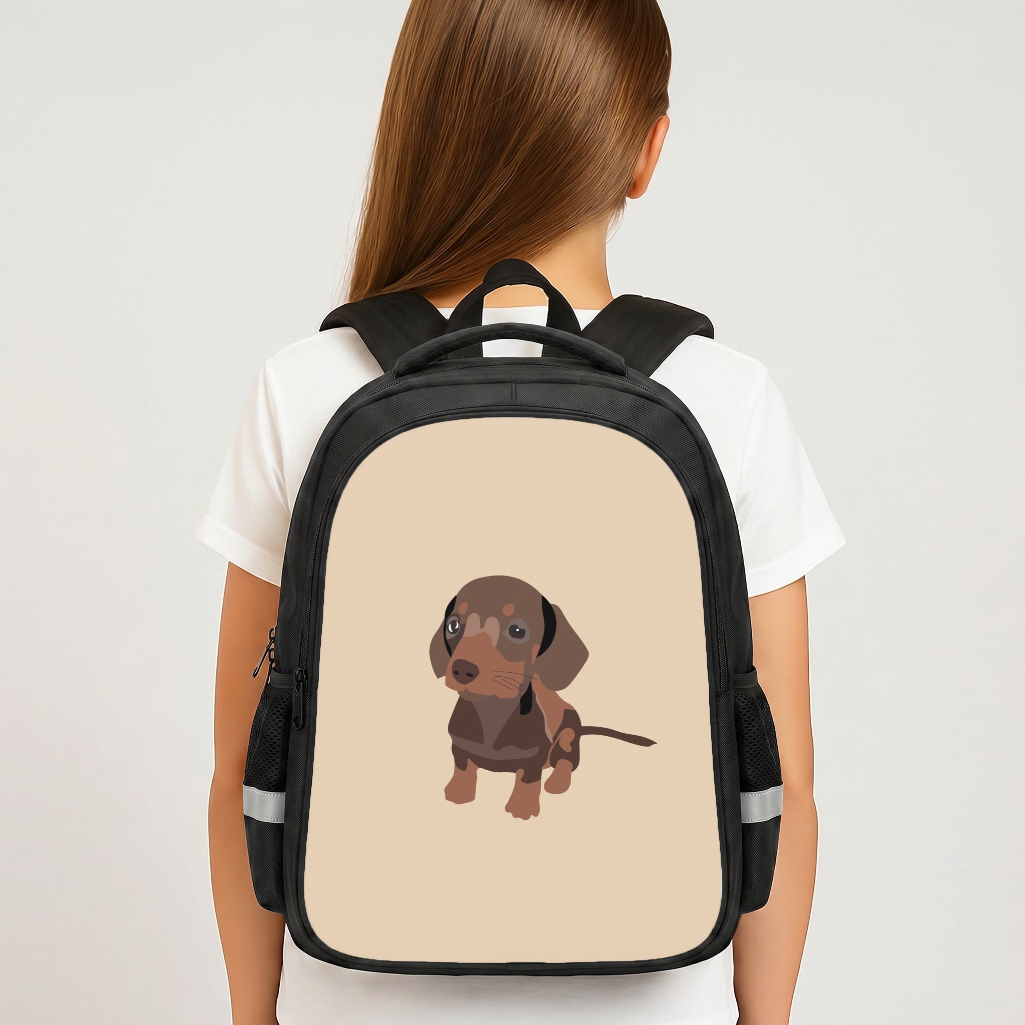 Brown - Dachshunds Backpack