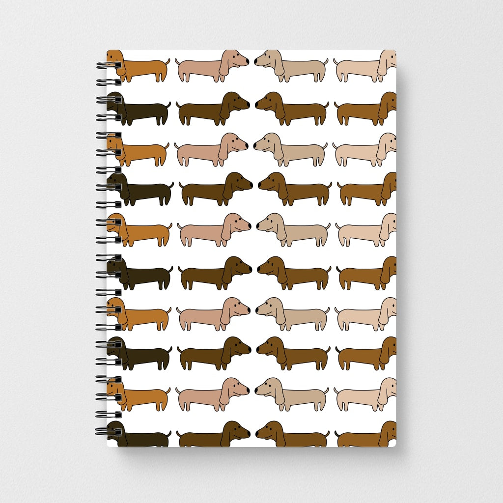Collage - Dachshunds Notebook