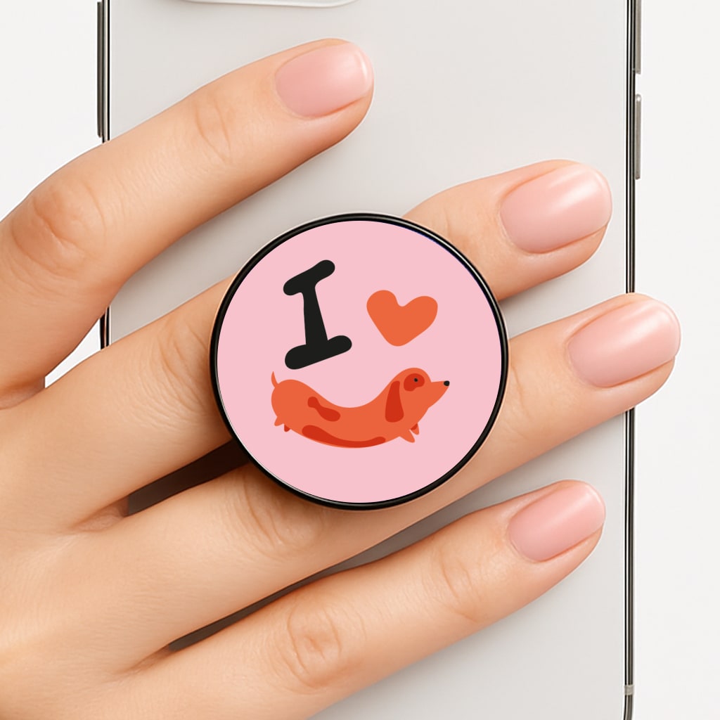 I love Dachshunds Phone Grip