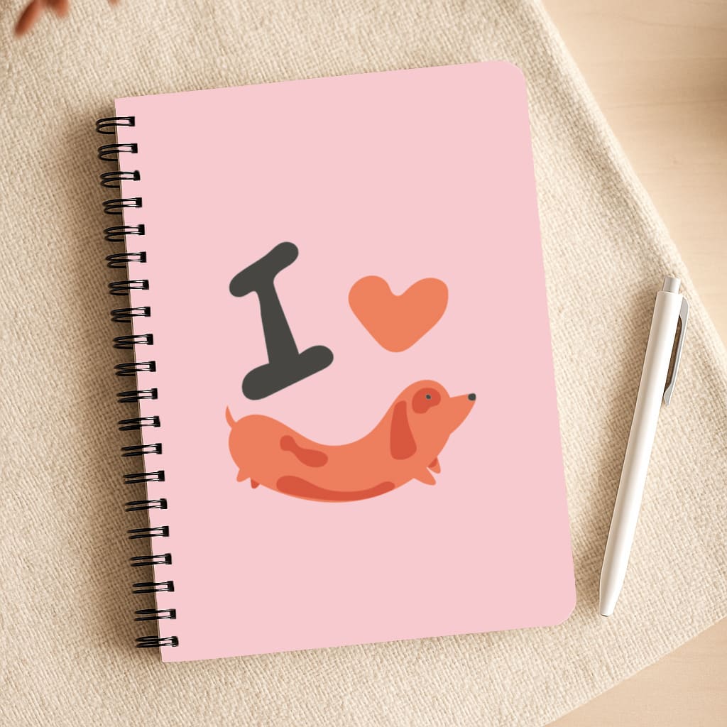 I love Dachshunds Notepad