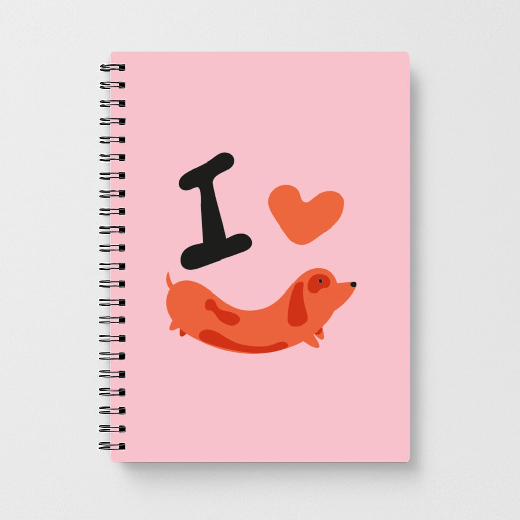 I love Dachshunds Notebook