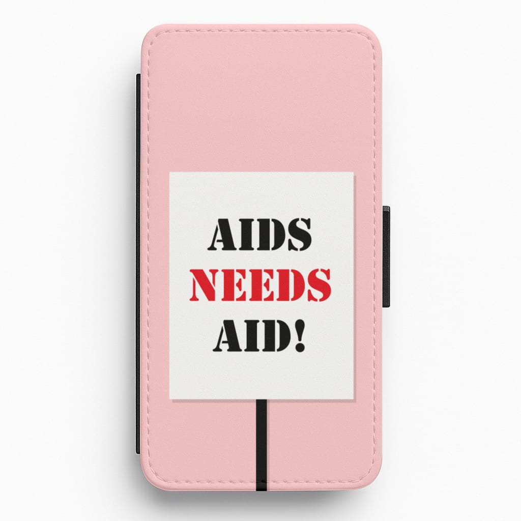 Aids Need Aid - It's A Sin Flip / Wallet Phone Case