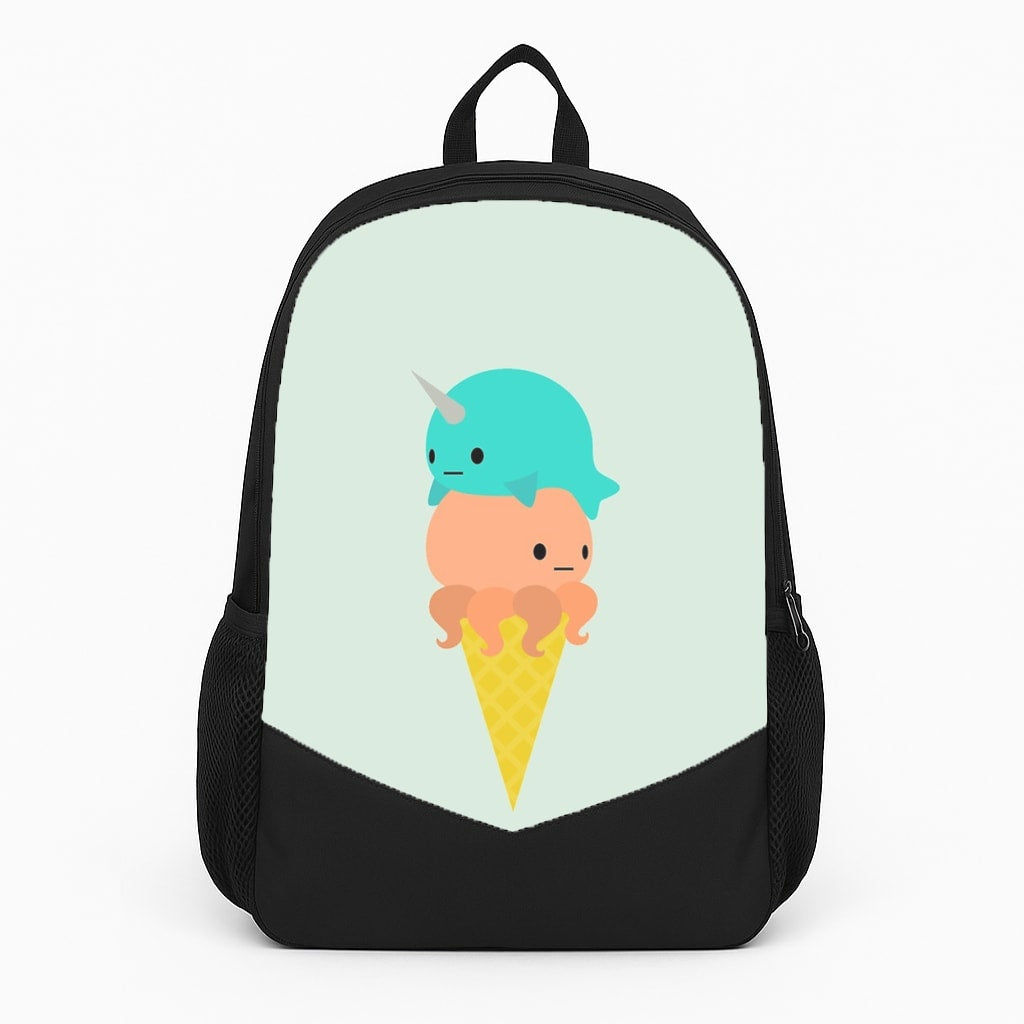 Narwhal Octopus Ice Cream Backpack