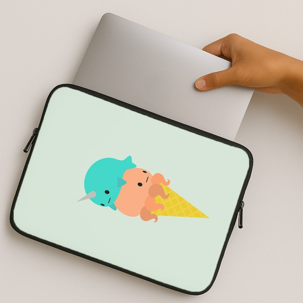 Narwhal Octopus Ice Cream MacBook Case
