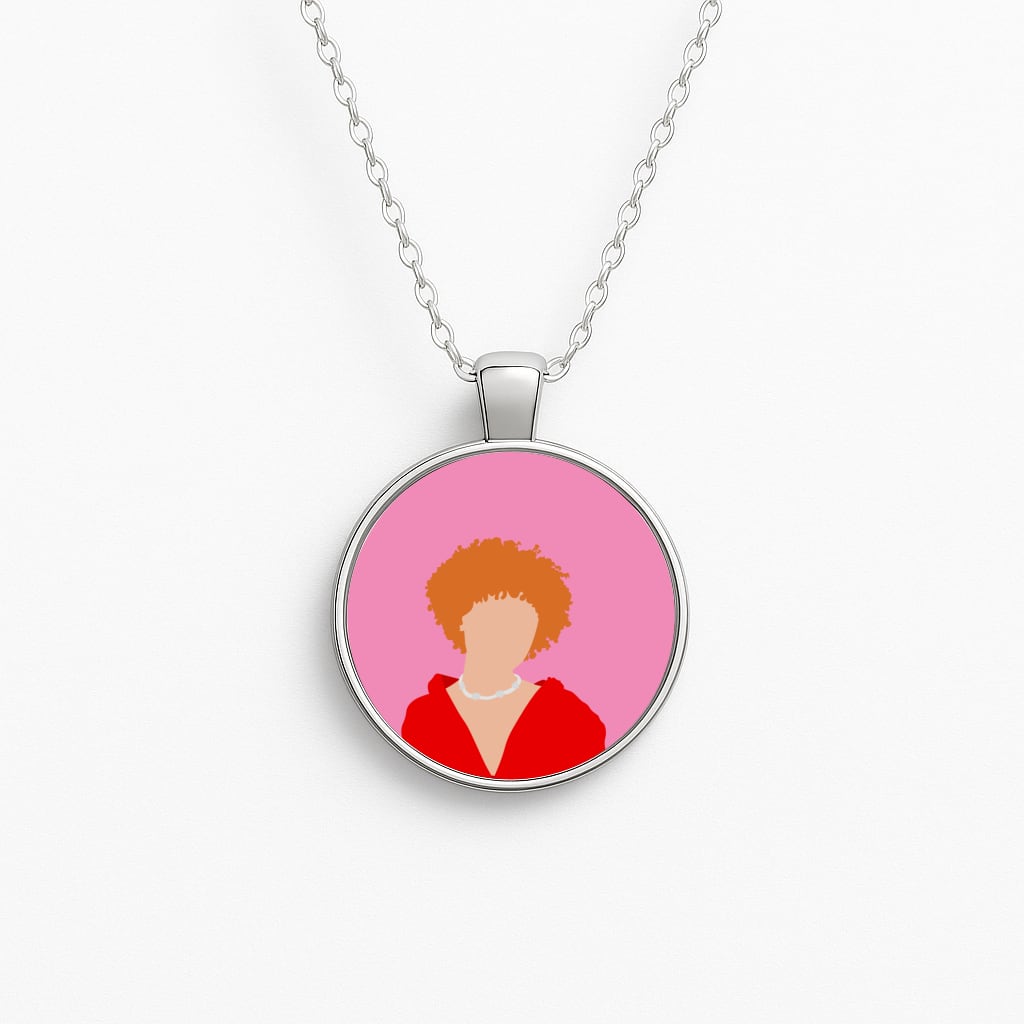 Red Hoodie - Ice Spice Necklace