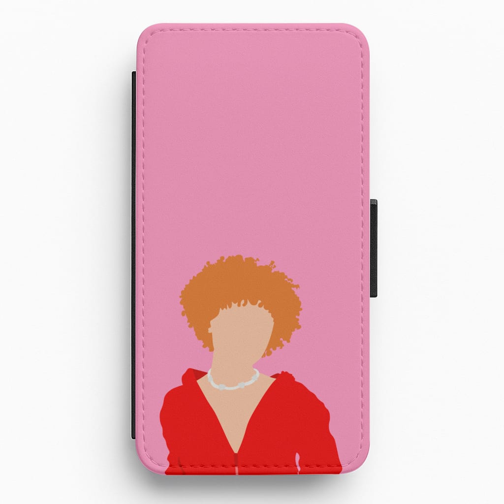 Red Hoodie - Ice Spice Flip / Wallet Phone Case
