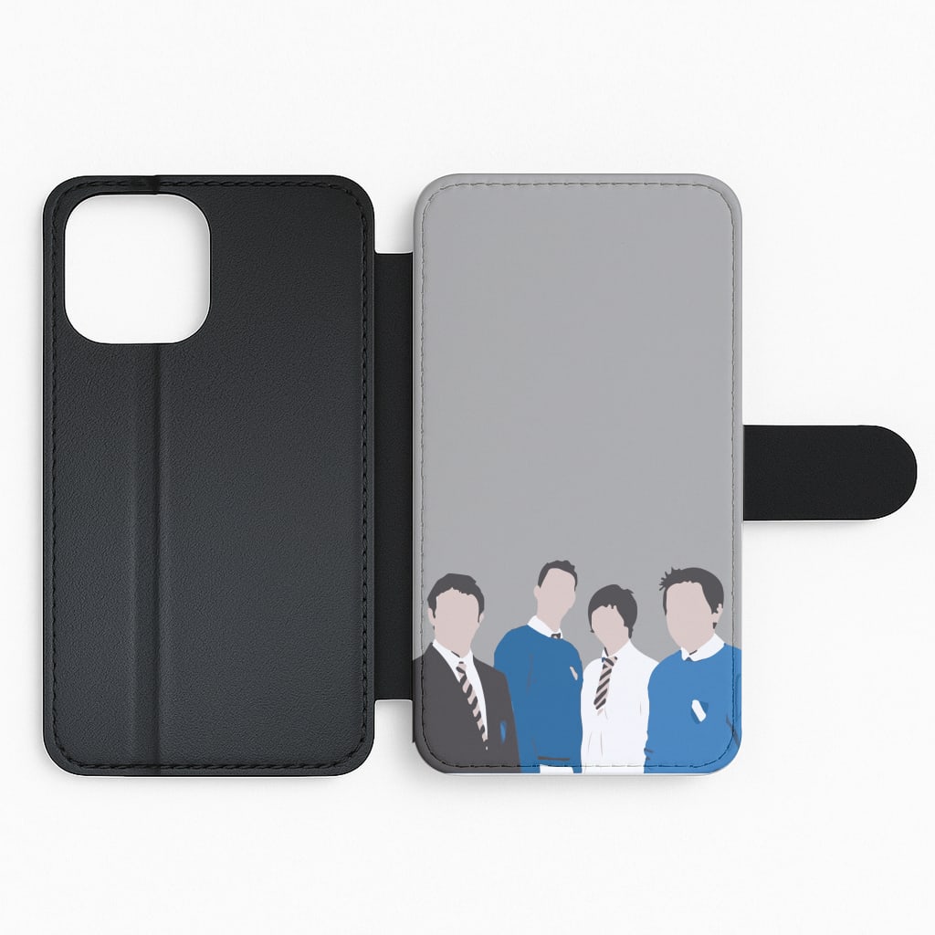 The Cartoon Inbetween Flip Phone Case