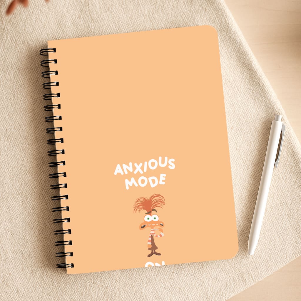 Anxious Mode On - Inside Out Notepad