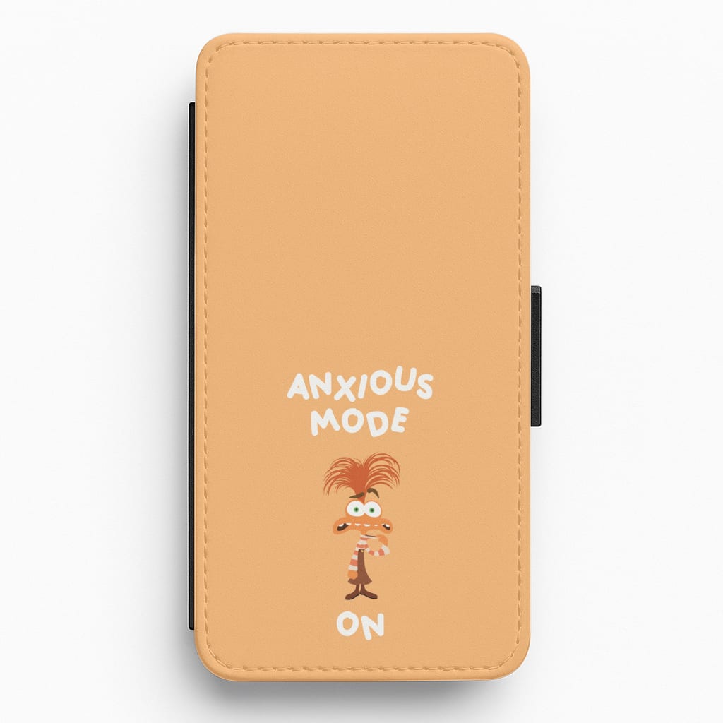 Anxious Mode On - Inside Out Flip / Wallet Phone Case