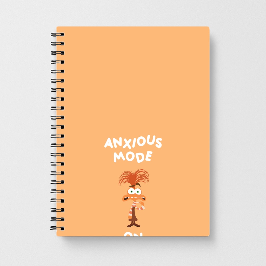 Anxious Mode On - Inside Out Notebook