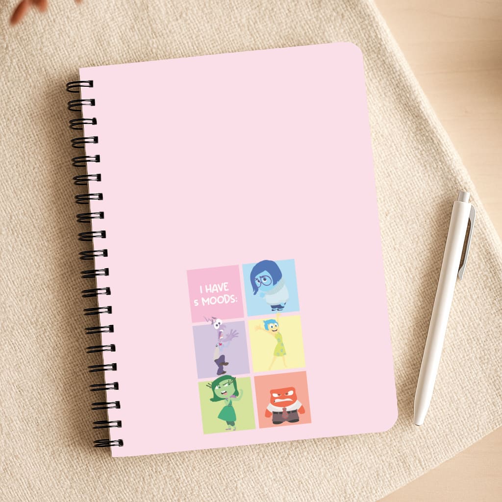 I Have Moods - Inside Out Notepad