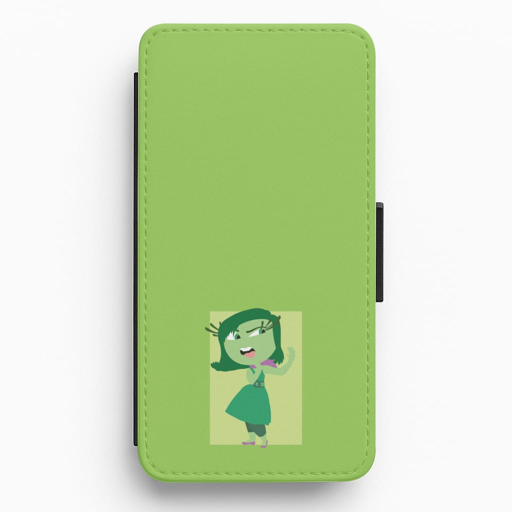 Disgust - Inside Out Flip / Wallet Phone Case